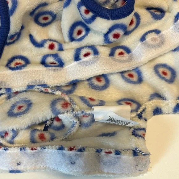 Ben Sherman Original Dog Pajamas | Soft Fleece Jumpsuit Small | Cozy Winter PJs - Picture 4 of 6